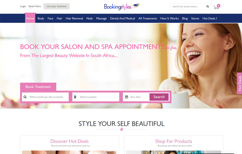 Booking Styles screenshot 1
